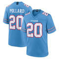 Tuec T.Titans #20 Tony Pollard Player Light Blue 2026 Game Home Stitched Jerseys