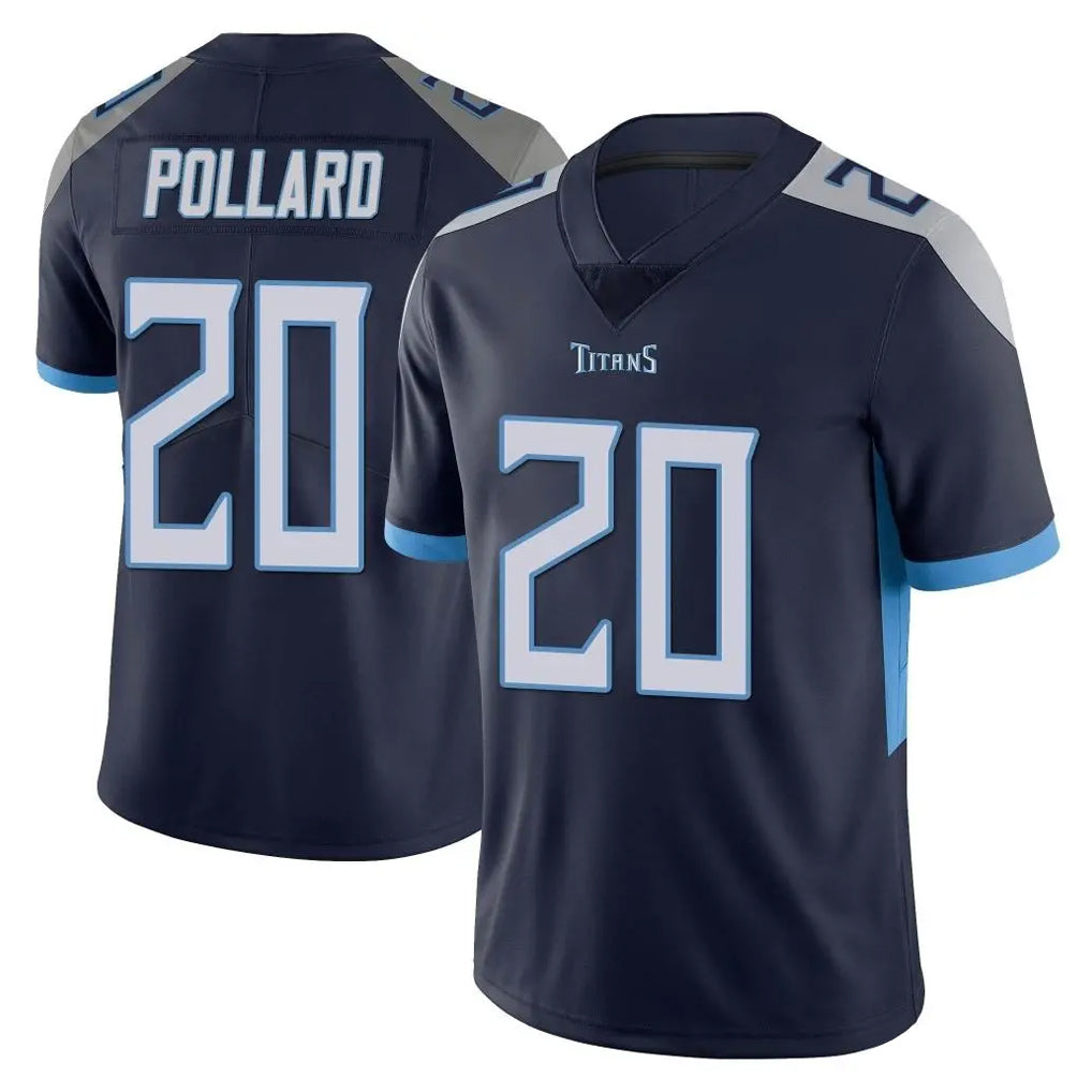 Tuec T.Titans #20 Tony Pollard Player Navy Limited Vapor Untouchable Home Game Stitched Jerseys