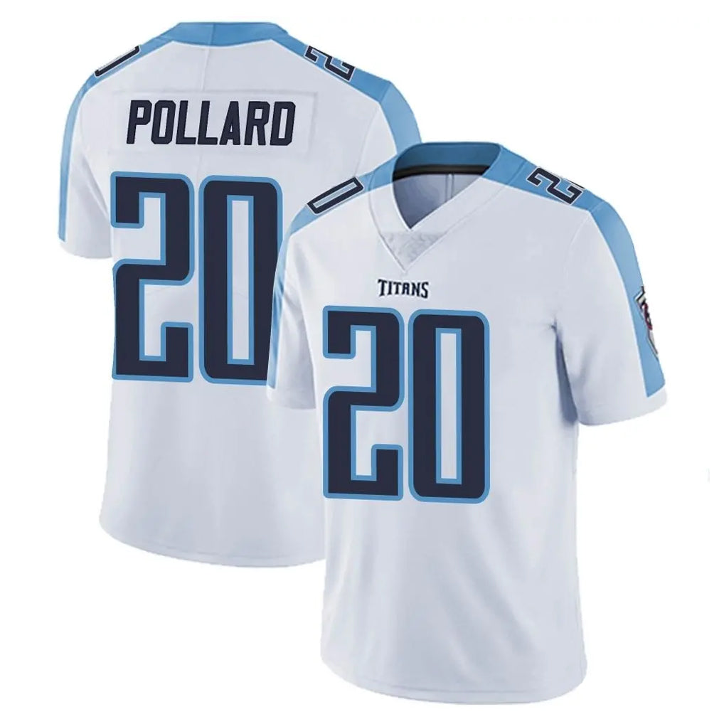 Tuec T.Titans #20 Tony Pollard Player White Limited Vapor Untouchable Home Game Stitched Jerseys