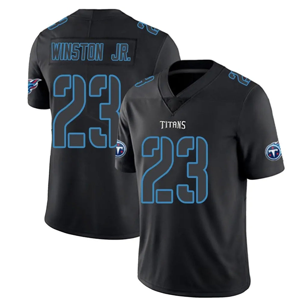 Tuec T.Titans #23 Kevin Winston Jr. Player Black Impact Limited Home Game Stitched Jerseys