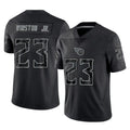 Tuec T.Titans #23 Kevin Winston Jr. Player Black Limited Reflective Home Game Stitched Jerseys