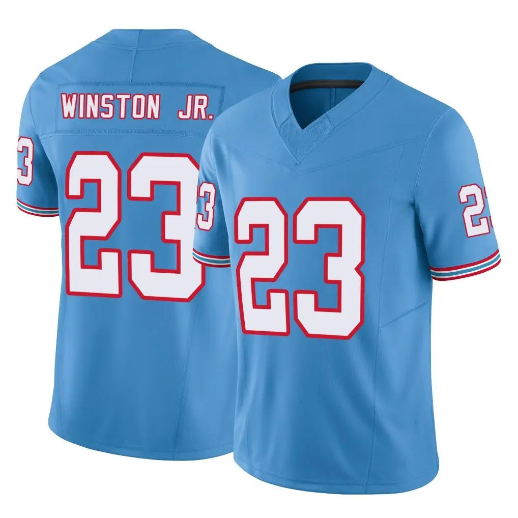 Tuec T.Titans #23 Kevin Winston Jr. Player Light Blue Limited Vapor F.U.S.E. Home Game Stitched Jerseys