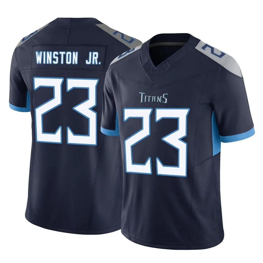 Tuec T.Titans #23 Kevin Winston Jr. Player Navy Limited Vapor F.U.S.E. Home Game Stitched Jerseys
