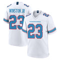 Tuec T.Titans #23 Kevin Winston Jr. Player White 2026 Game Home Stitched Jerseys