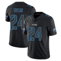 Tuec T.Titans #24 Alontae Taylor Player Black Impact Limited Home Game Stitched Jerseys