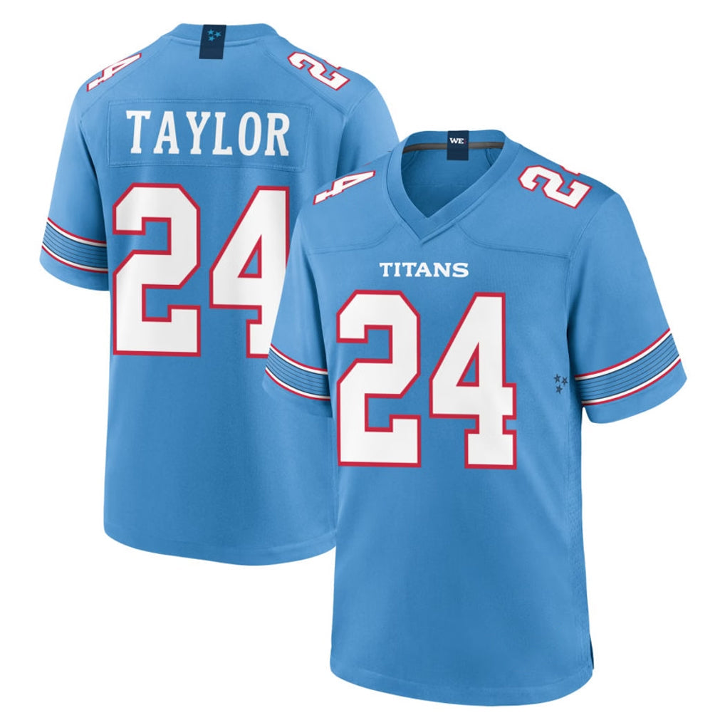 Tuec T.Titans #24 Alontae Taylor Player Light Blue 2026 Game Home Stitched Jerseys