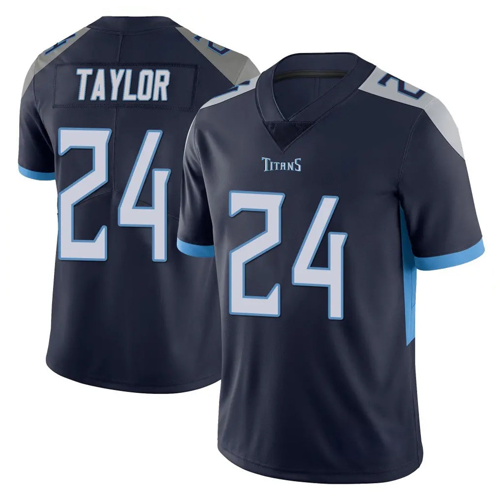 Tuec T.Titans #24 Alontae Taylor Player Navy Limited Vapor Untouchable Home Game Stitched Jerseys