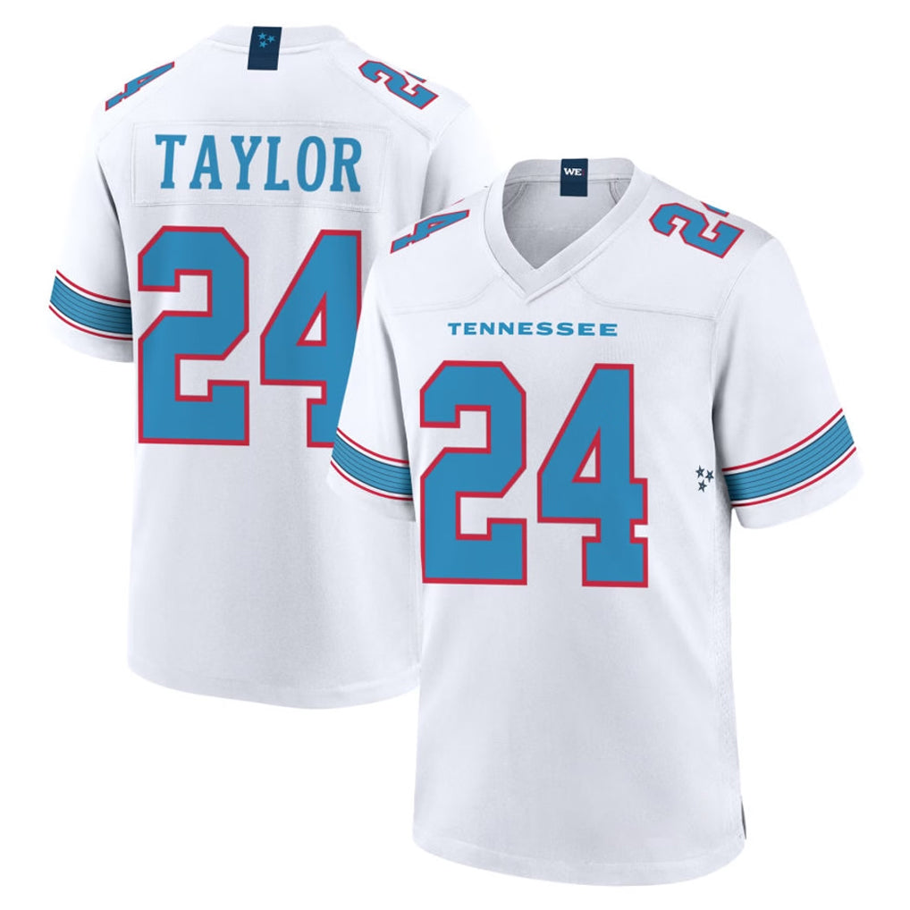Tuec T.Titans #24 Alontae Taylor Player White 2026 Game Home Stitched Jerseys