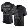 Tuec T.Titans #26 Marcus Harris Player Black Limited Reflective Home Game Stitched Jerseys