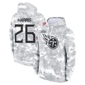 Tuec T.Titans #26 Marcus Harris Player Camo Arctic Salute to Service Pullover Hoodies Home Game Stitched Jerseys