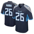 Tuec T.Titans #26 Marcus Harris Player Navy Home Game Stitched Jerseys