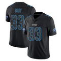 Tuec T.Titans #33 Cedric Gray Player Black Impact Limited Home Game Stitched Jerseys