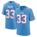 Tuec T.Titans #33 Cedric Gray Player Light Blue 2026 Game Home Stitched Jerseys