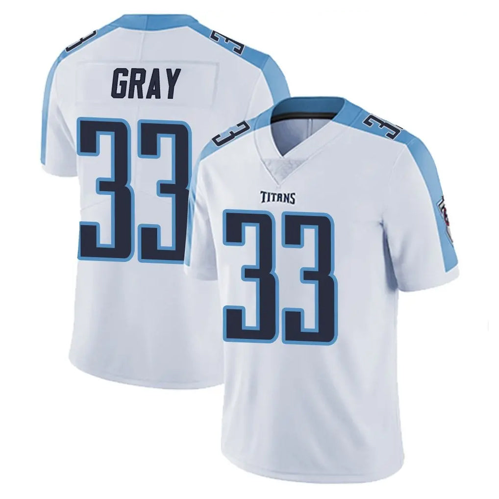 Tuec T.Titans #33 Cedric Gray Player White Limited Vapor Untouchable Home Game Stitched Jerseys