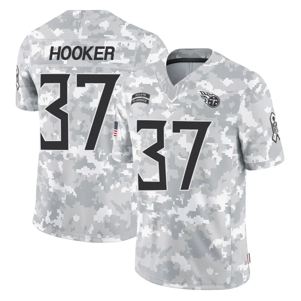 Tuec T.Titans #37 Amani Hooker Player Arctic Camo Limited Salute to Service Home Game Stitched Jerseys