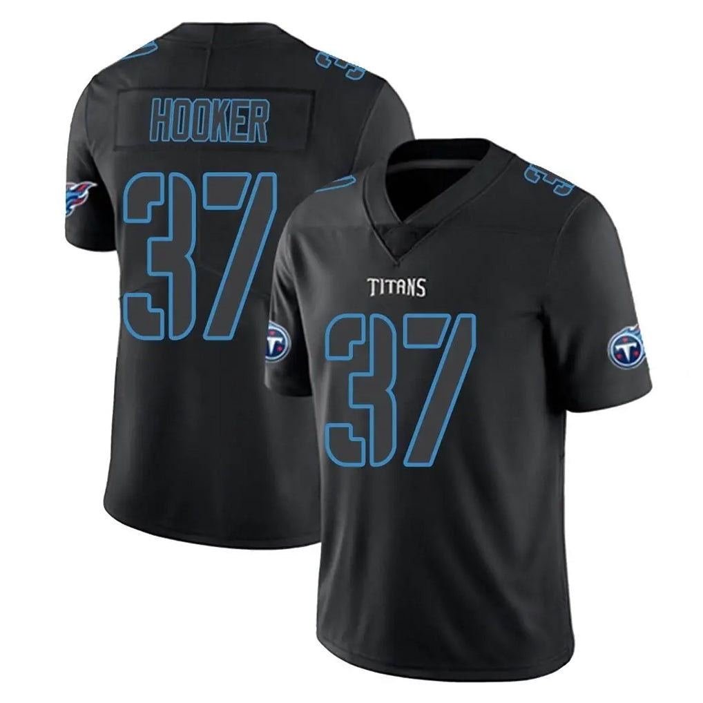 Tuec T.Titans #37 Amani Hooker Player Black Impact Limited Home Game Stitched Jerseys