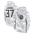 Tuec T.Titans #37 Amani Hooker Player Camo Arctic Salute to Service Pullover Hoodies Home Game Stitched Jerseys