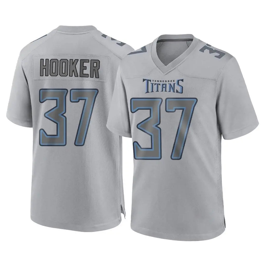 Tuec T.Titans #37 Amani Hooker Player Gray Atmosphere Fashion Home Game Stitched Jerseys