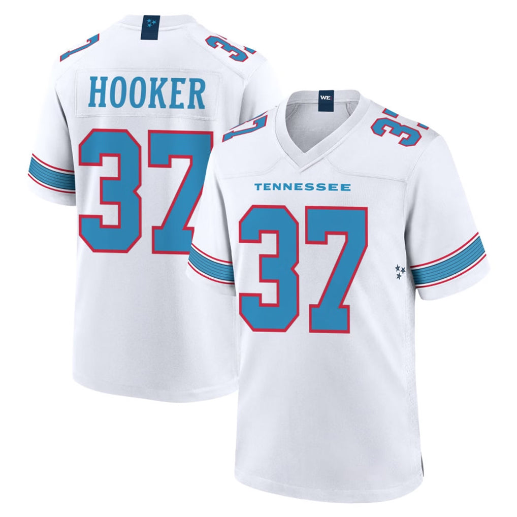 Tuec T.Titans #37 Amani Hooker Player White 2026 Game Home Stitched Jerseys