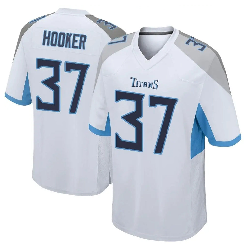 Tuec T.Titans #37 Amani Hooker Player White Home Game Stitched Jerseys