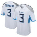 Tuec T.Titans #3 Tommy Townsend Player White Home Game Stitched Jerseys