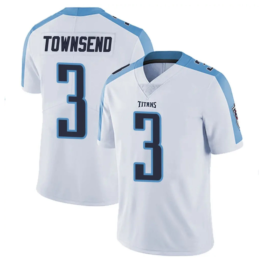 Tuec T.Titans #3 Tommy Townsend Player White Limited Vapor Untouchable Home Game Stitched Jerseys