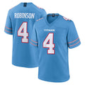 Tuec T.Titans #4 Wan'Dale Robinson Player Light Blue 2026 Game Home Stitched Jerseys