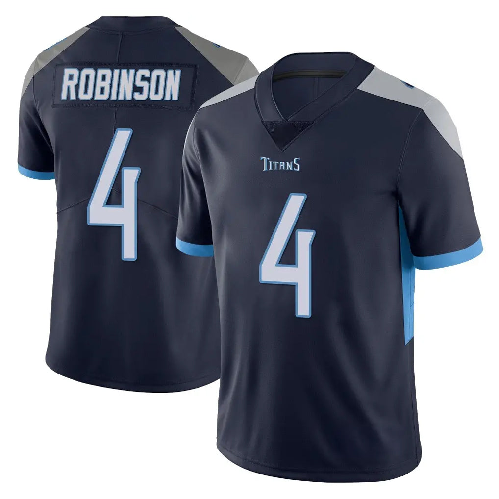 Tuec T.Titans #4 Wan'Dale Robinson Player Navy Limited Vapor Untouchable Home Game Stitched Jerseys