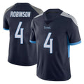 Tuec T.Titans #4 Wan'Dale Robinson Player Navy Limited Vapor Untouchable Home Game Stitched Jerseys