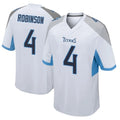 Tuec T.Titans #4 Wan'Dale Robinson Player White Home Game Stitched Jerseys