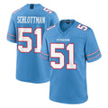 Tuec T.Titans #51 Austin Schlottmann Player Light Blue 2026 Game Home Stitched Jerseys