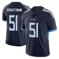 Tuec T.Titans #51 Austin Schlottmann Player Navy Limited Vapor Untouchable Home Game Stitched Jerseys