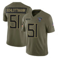 Tuec T.Titans #51 Austin Schlottmann Player Olive Limited 2025 Salute to Service Home Game Stitched Jerseys
