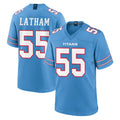 Tuec T.Titans #55 JC Latham Player Light Blue 2026 Game Home Stitched Jerseys