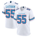 Tuec T.Titans #55 JC Latham Player White 2026 Game Home Stitched Jerseys