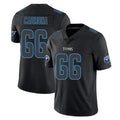 Tuec T.Titans #66 Fernando Carmona Jr. Player Black Impact Limited Home Game Stitched Jerseys