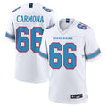 Tuec T.Titans #66 Fernando Carmona Jr. Player White 2026 Game Home Stitched Jerseys
