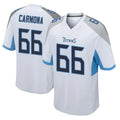 Tuec T.Titans #66 Fernando Carmona Jr. Player White Home Game Stitched Jerseys