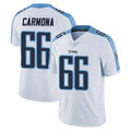 Tuec T.Titans #66 Fernando Carmona Jr. Player White Limited Vapor Untouchable Home Game Stitched Jerseys