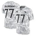 Tuec T.Titans #77 Peter Skoronski Player Arctic Camo Limited Salute to Service Home Game Stitched Jerseys