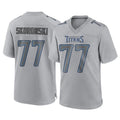 Tuec T.Titans #77 Peter Skoronski Player Gray Atmosphere Fashion Home Game Stitched Jerseys
