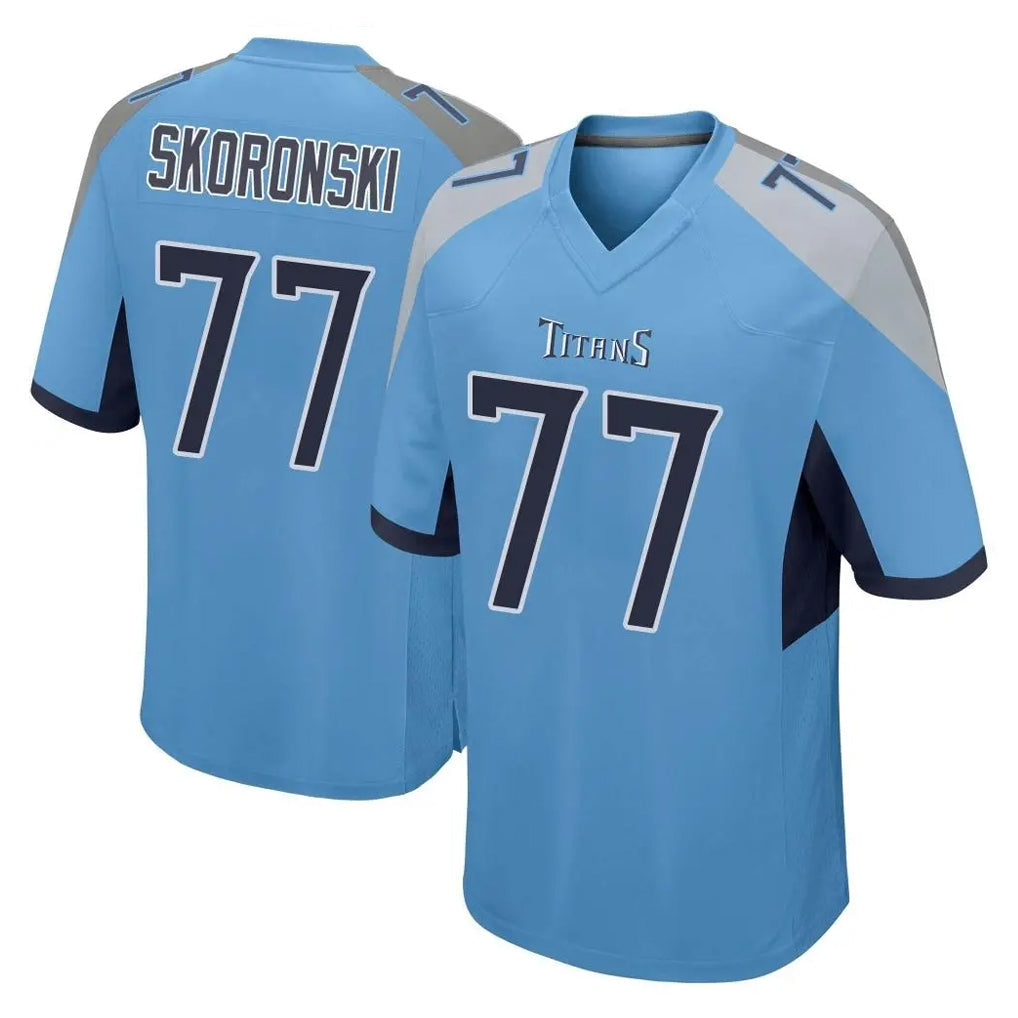 Tuec T.Titans #77 Peter Skoronski Player Light Blue Home Game Stitched Jerseys