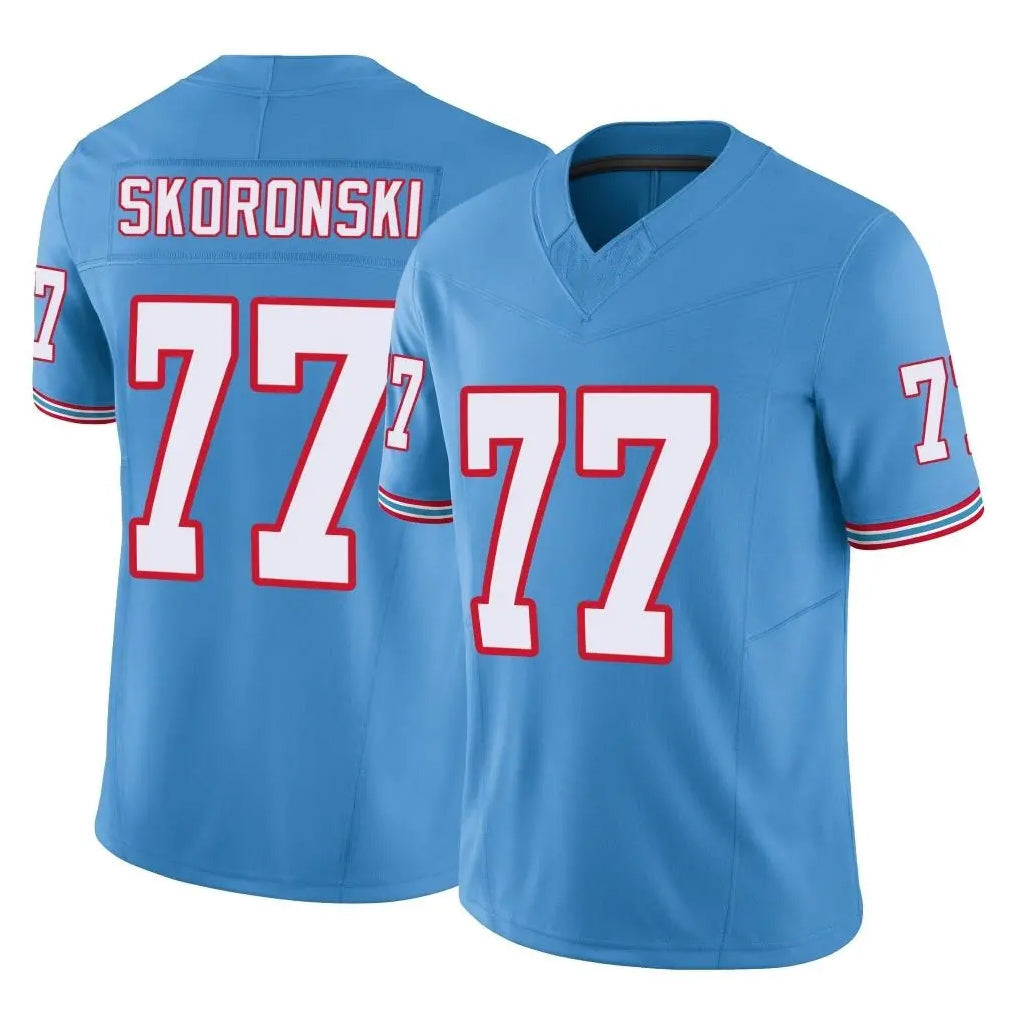 Tuec T.Titans #77 Peter Skoronski Player Light Blue Limited Vapor F.U.S.E. Home Game Stitched Jerseys