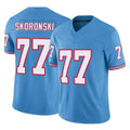Tuec T.Titans #77 Peter Skoronski Player Light Blue Limited Vapor F.U.S.E. Home Game Stitched Jerseys