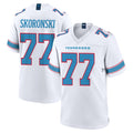 Tuec T.Titans #77 Peter Skoronski Player White 2026 Game Home Stitched Jerseys