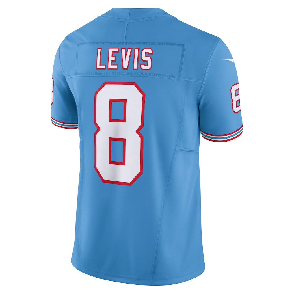 Tuec T.Titans #8 Will Levis Nike Light Blue Alternate Oilers Throwback Vapor F.U.S.E. Limited Stitched Puhic Jersey