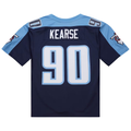 Tuec T.Titans #90 Jevon Kearse Mitchell & Ness Navy 1999 Legacy Replica Jersey Tennessee Titans Jevon Kearse Mitchell & Ness Navy 1999 Legacy Replica Jersey