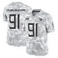 Tuec T.Titans #91 John Franklin-Myers Player Arctic Camo Limited Salute to Service Home Game Stitched Jerseys