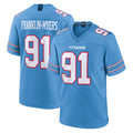 Tuec T.Titans #91 John Franklin-Myers Player Light Blue 2026 Game Home Stitched Jerseys