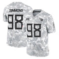 Tuec T.Titans #98 Jeffery Simmons Player Arctic Camo Limited Salute to Service Home Game Stitched Jerseys
